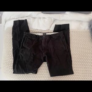 Black Broken In JCREW Pants!